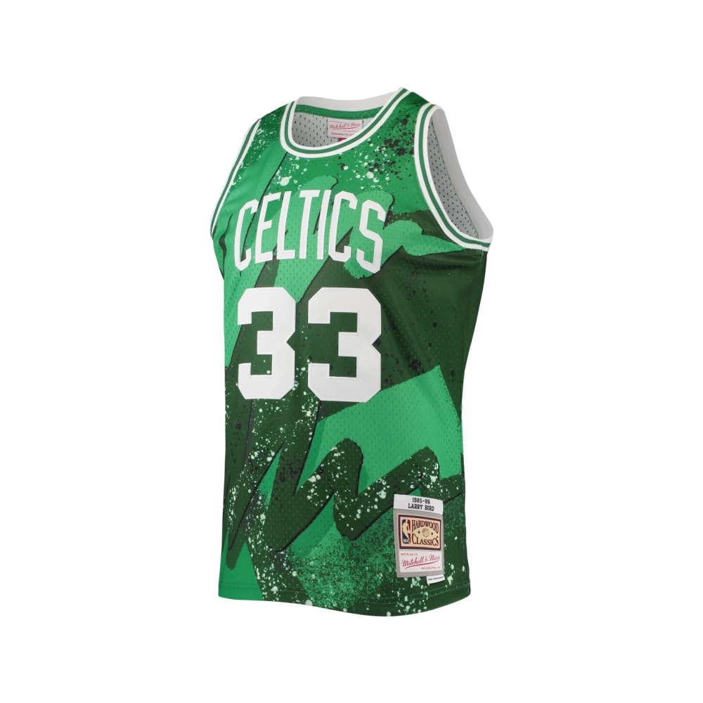 Mens Boston Celtics Larry Bird Kelly Green Hardwood Classics 1985 86 Hyper Hoops Swingman Jersey,Boston Celtics,NBA,JERSEY with 