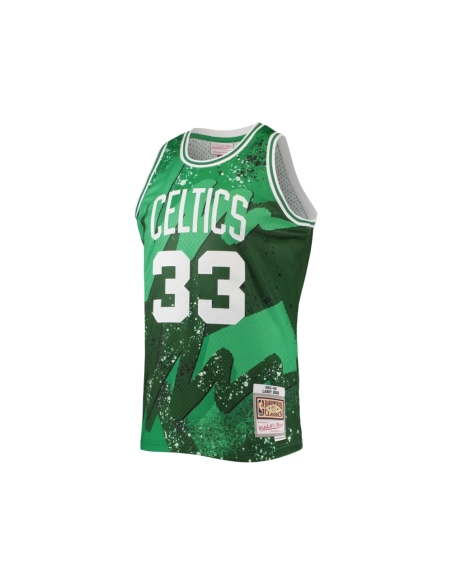 Mens Boston Celtics Larry Bird Kelly Green Hardwood Classics 1985 86 Hyper Hoops Swingman Jersey,Boston Celtics,NBA,JERSEY with 