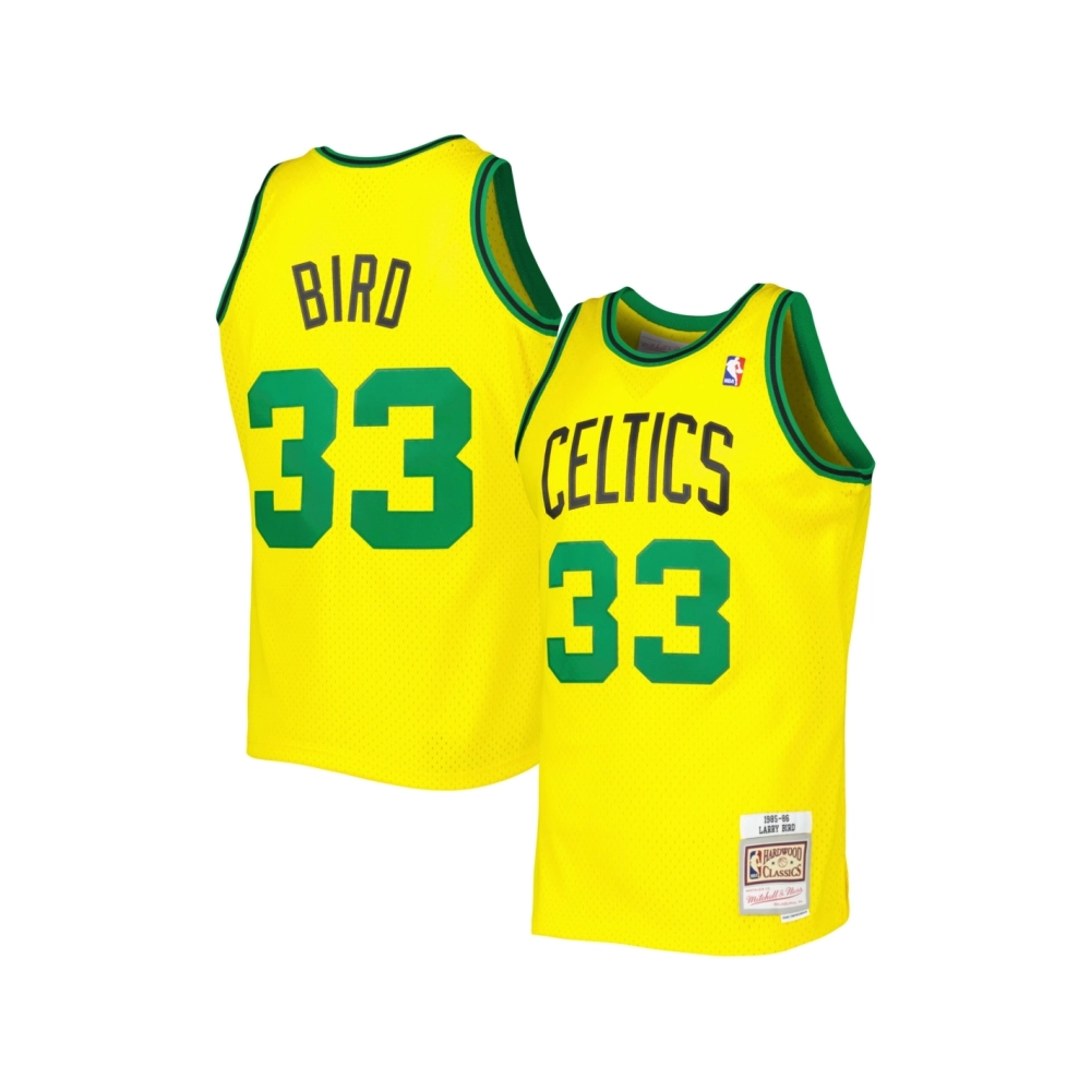 Mens Boston Celtics Larry Bird Gold 1985-86 Hardwood Classics Reload 3.0 Swingman Jersey,Boston Celtics,NBA,JERSEY with free shi