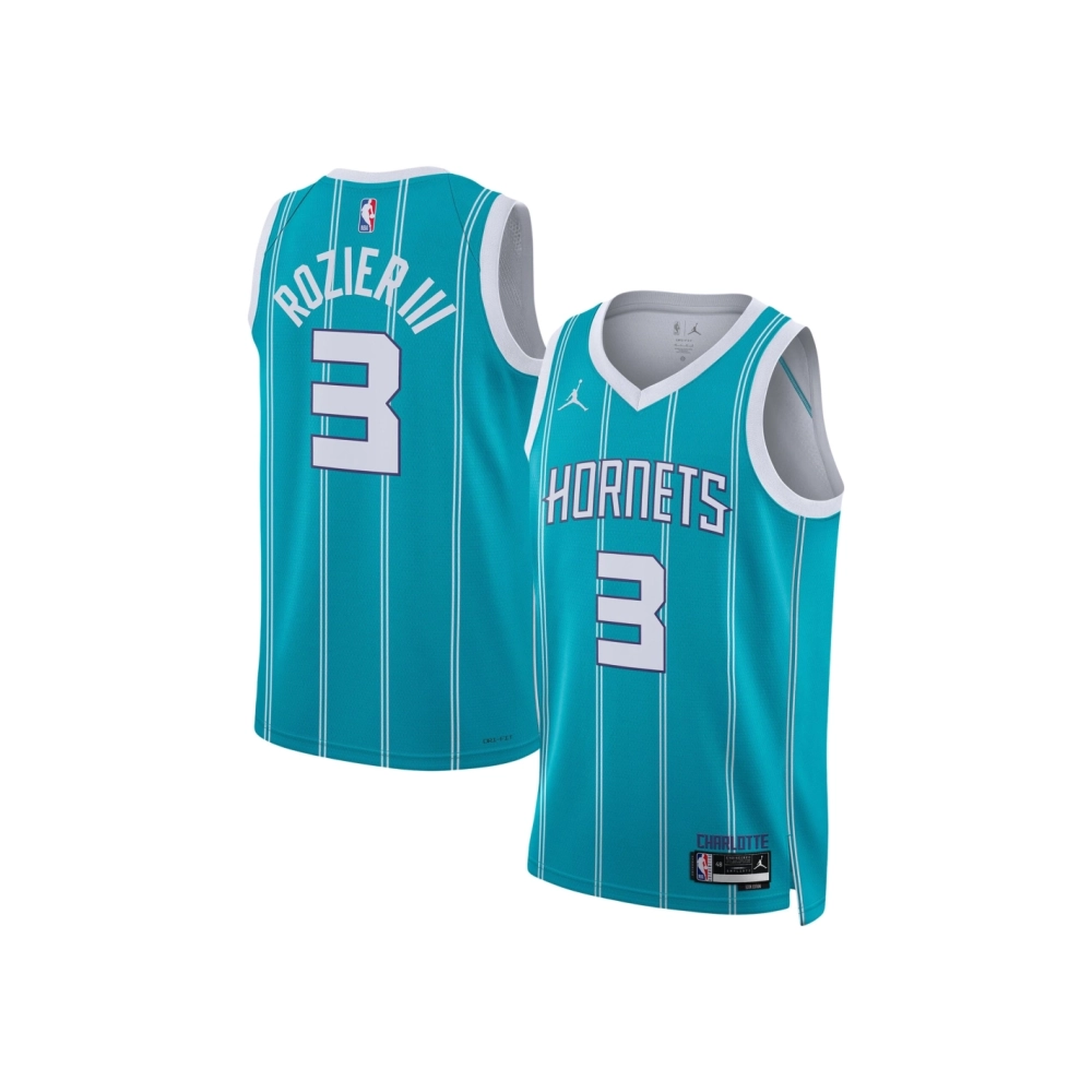 Unisex Charlotte Hornets Terry Rozier Teal Swingman Jersey - Icon Edition,Charlotte Hornets,NBA,JERSEY with free shipping