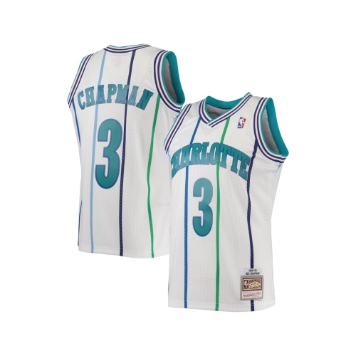 Mens Charlotte Hornets Rex Chapman White 1988 89 Hardwood Classics Swingman Jersey,Charlotte Hornets,NBA,JERSEY with free shippi
