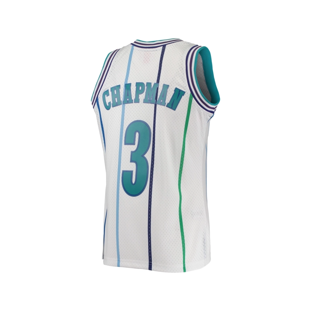 Mens Charlotte Hornets Rex Chapman White 1988 89 Hardwood Classics Swingman Jersey,Charlotte Hornets,NBA,JERSEY with free shippi
