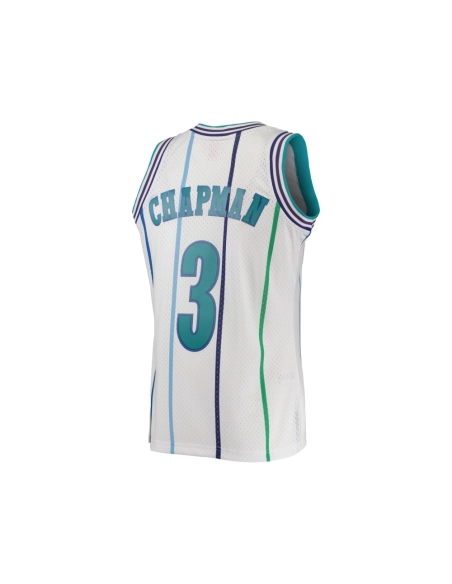 Mens Charlotte Hornets Rex Chapman White 1988 89 Hardwood Classics Swingman Jersey,Charlotte Hornets,NBA,JERSEY with free shippi