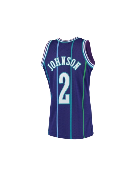Mens Charlotte Hornets Larry Johnson Purple 1994 95 Hardwood Classics Swingman Jersey,Charlotte Hornets,NBA,JERSEY with free shi