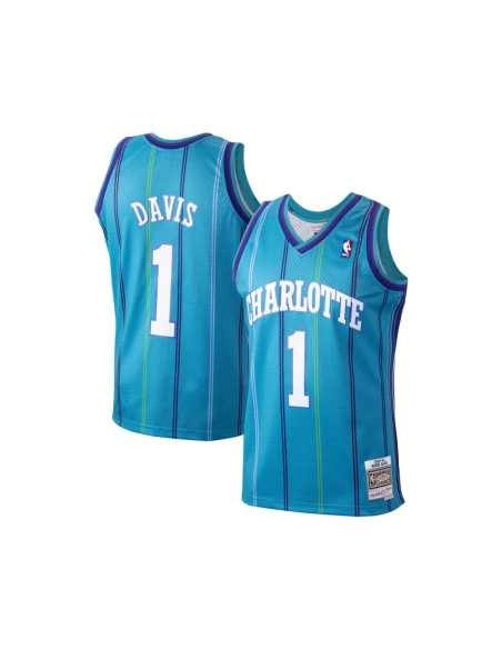 Mens Charlotte Hornets Baron Davis Teal 1999 00 Hardwood Classics Swingman Jersey,Charlotte Hornets,NBA,JERSEY with free shippin