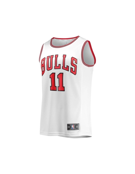 Mens Chicago Bulls DeMar DeRozan White Fast Break Replica Jersey - Association Edition,Chicago Bulls,NBA,JERSEY with free shippi