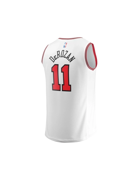 Mens Chicago Bulls DeMar DeRozan White Fast Break Replica Jersey - Association Edition,Chicago Bulls,NBA,JERSEY with free shippi