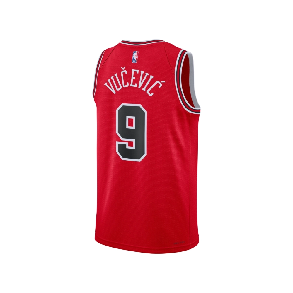 Unisex Chicago Bulls Nikola Vucevic Red Swingman Jersey - Icon Edition,Chicago Bulls,NBA,JERSEY with free shipping