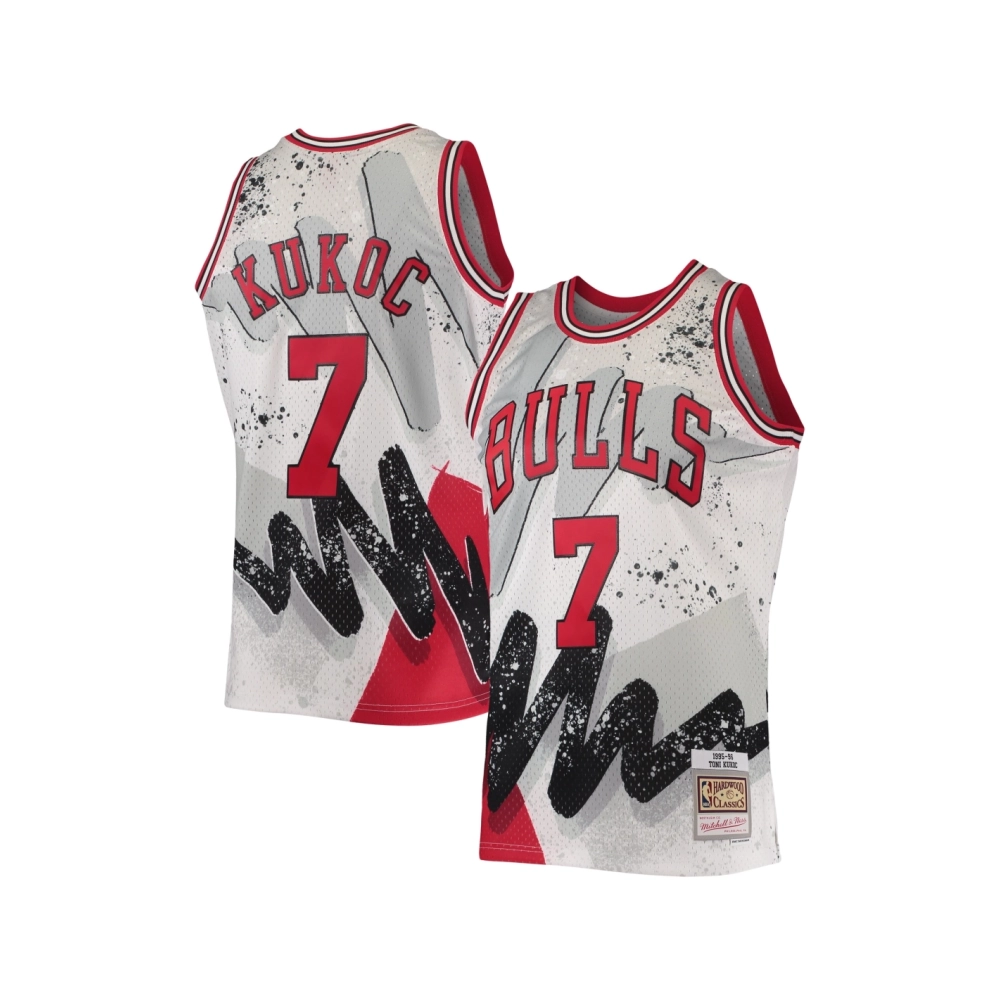 Mens Chicago Bulls Toni Kukoc White Hardwood Classics 1995 96 Hyper Hoops Swingman Jersey,Chicago Bulls,NBA,JERSEY with free shi