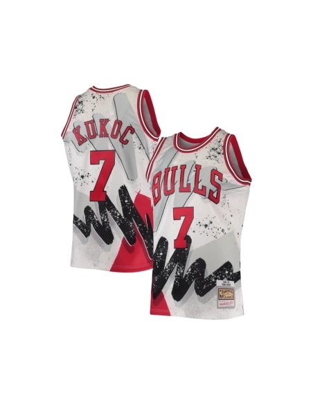 Mens Chicago Bulls Toni Kukoc White Hardwood Classics 1995 96 Hyper Hoops Swingman Jersey,Chicago Bulls,NBA,JERSEY with free shi