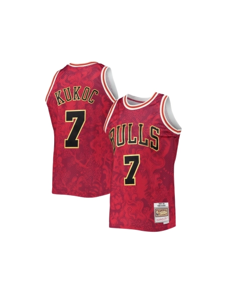 Mens Chicago Bulls Toni Kukoc Red Hardwood Classics 1997 98 Lunar New Year Swingman Jersey,Chicago Bulls,NBA,JERSEY with free sh