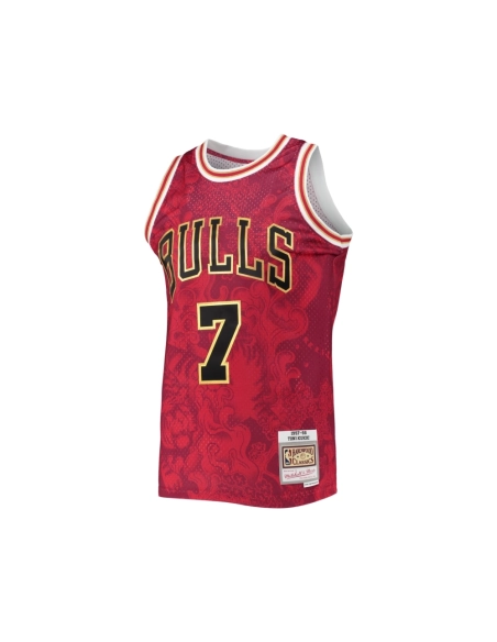 Mens Chicago Bulls Toni Kukoc Red Hardwood Classics 1997 98 Lunar New Year Swingman Jersey,Chicago Bulls,NBA,JERSEY with free sh