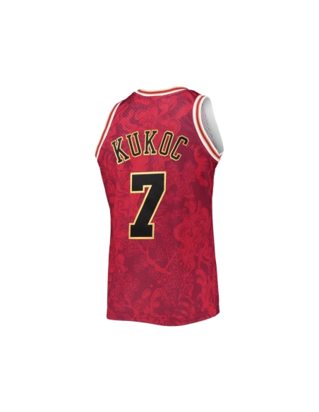 Mens Chicago Bulls Toni Kukoc Red Hardwood Classics 1997 98 Lunar New Year Swingman Jersey,Chicago Bulls,NBA,JERSEY with free sh
