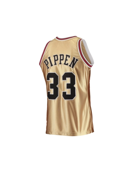 Mens Chicago Bulls Scottie Pippen Gold 75th Anniversary 1997 98 Hardwood Classics Swingman Jersey,Chicago Bulls,NBA,JERSEY with 