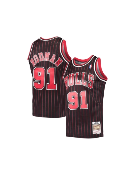 Mens Chicago Bulls Dennis Rodman Black Hardwood Classics Swingman Jersey,Chicago Bulls,NBA,JERSEY with free shipping