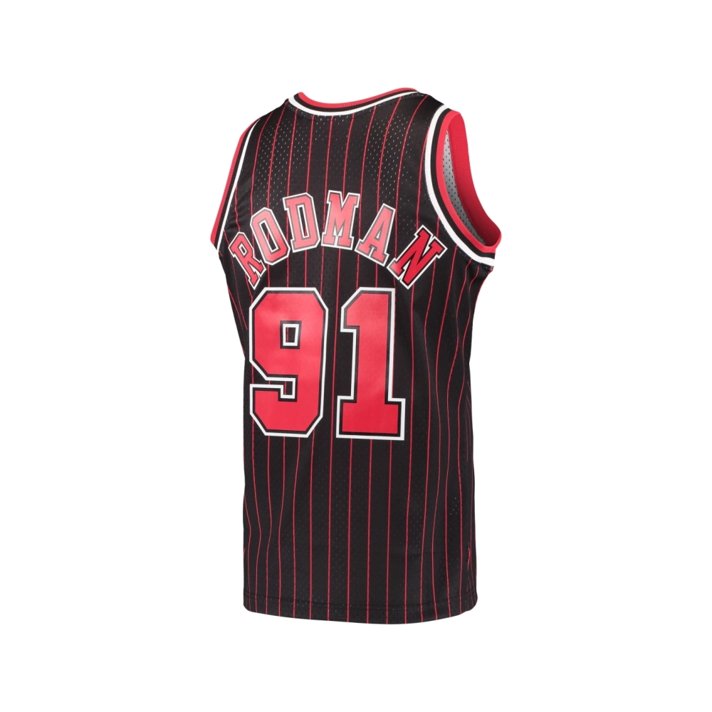Mens Chicago Bulls Dennis Rodman Black Hardwood Classics Swingman Jersey,Chicago Bulls,NBA,JERSEY with free shipping