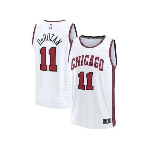 Mens Chicago Bulls DeMar DeRozan White Fastbreak Jersey - City Edition,Chicago Bulls,NBA,JERSEY with free shipping