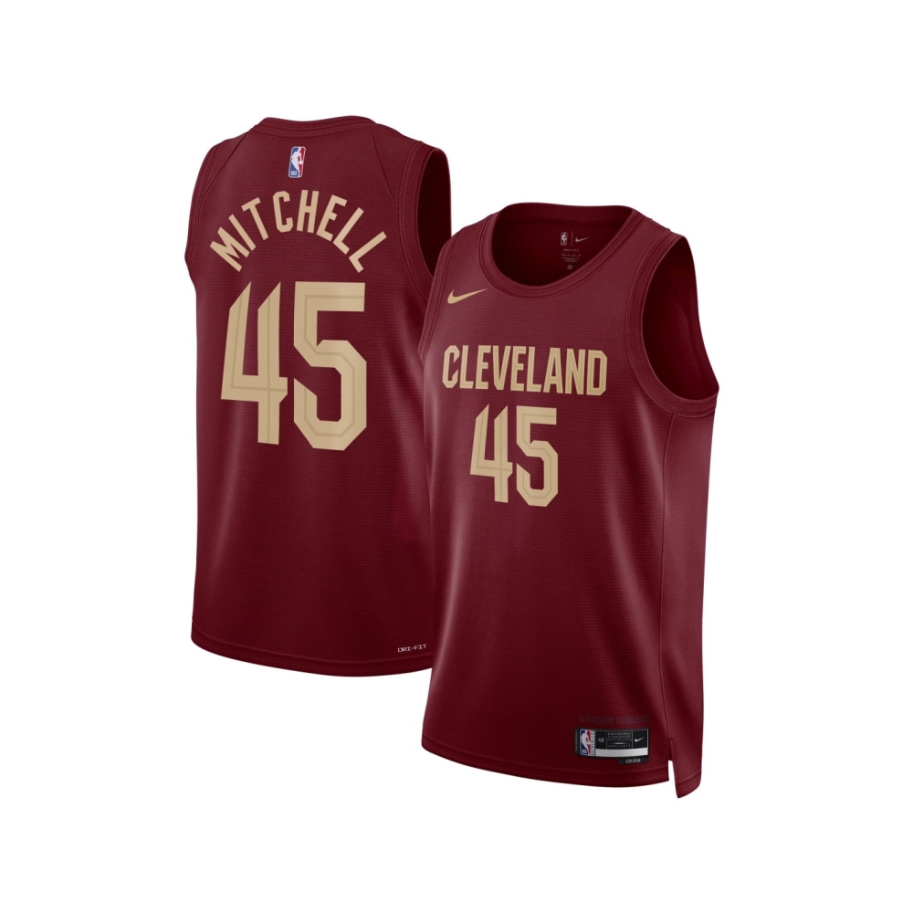 Unisex Cleveland Cavaliers Donovan Mitchell Wine Swingman Jersey - Icon Edition,Cleveland Cavaliers,NBA,JERSEY with free shippin