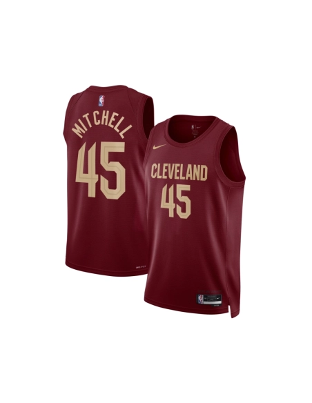 Unisex Cleveland Cavaliers Donovan Mitchell Wine Swingman Jersey - Icon Edition,Cleveland Cavaliers,NBA,JERSEY with free shippin