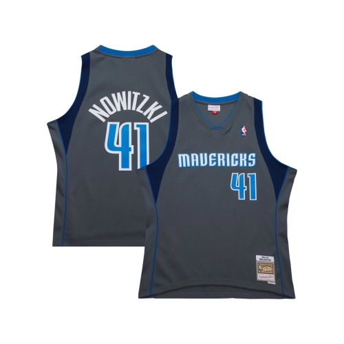 Mens Dallas Mavericks Dirk Nowitzki Gray 2003 04 Hardwood Classics Swingman Jersey,Dallas Mavericks,NBA,JERSEY with free shippin