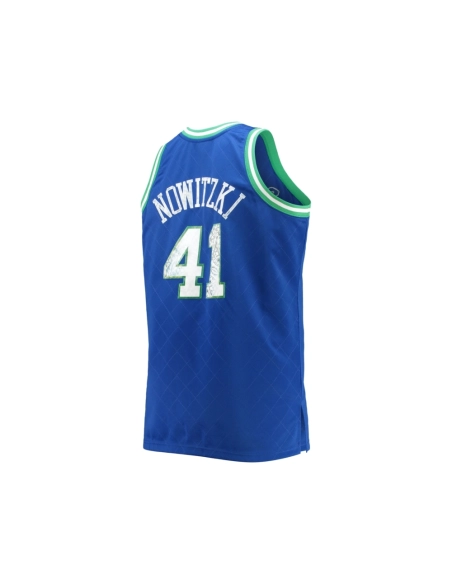 Mens Dallas Mavericks Dirk Nowitzki Blue Big Tall 1998 99 NBA 75th Anniversary Diamond Swingman Jersey,Dallas Mavericks,NBA,JERS