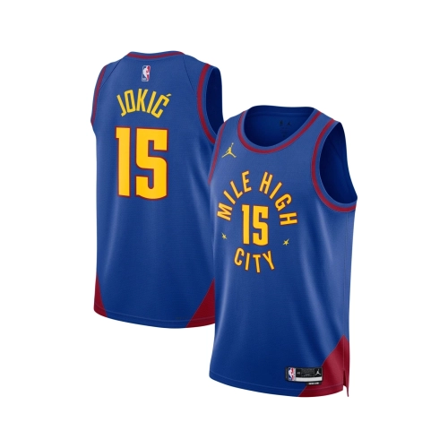 Unisex Denver Nuggets Nikola Jokic Blue Swingman Jersey - Statement Edition,Denver Nuggets,NBA,JERSEY with free shipping