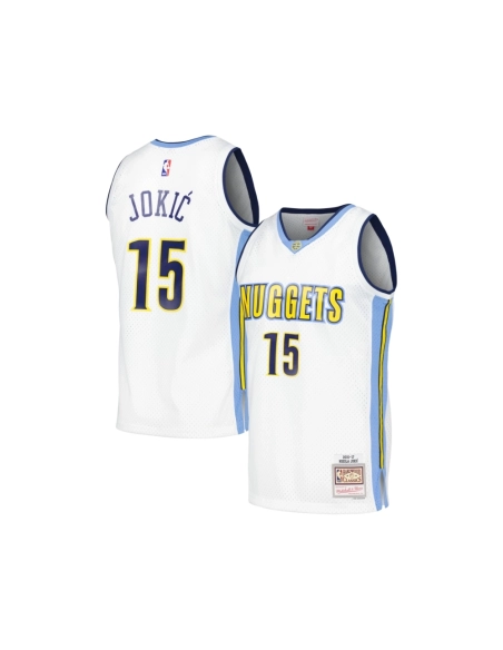 Mens Denver Nuggets Nikola Jokic White 2016 17 Throwback Swingman Jersey,Denver Nuggets,NBA,JERSEY with free shipping