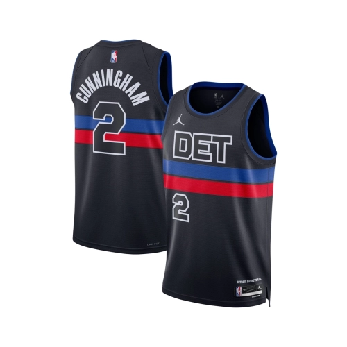 Unisex Detroit Pistons Cade Cunningham Black Swingman Jersey - Statement Edition,Detroit Pistons,NBA,JERSEY with free shipping