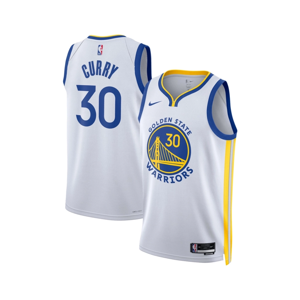 Unisex Golden State Warriors Stephen Curry White Swingman Jersey - Association Edition,Golden State Warriors,NBA,JERSEY with fre