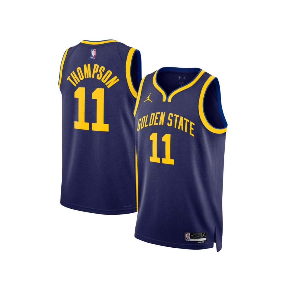 Unisex Golden State Warriors Klay Thompson Navy Swingman Jersey - Statement Edition,Golden State Warriors,NBA,JERSEY with free s