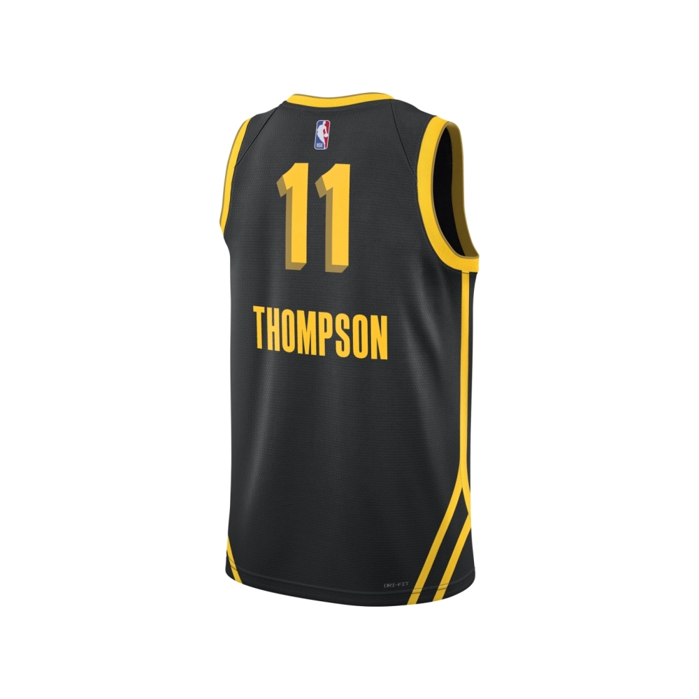 Unisex Golden State Warriors Klay Thompson Black 2023 24 Swingman Jersey - City Edition,Golden State Warriors,NBA,JERSEY with fr