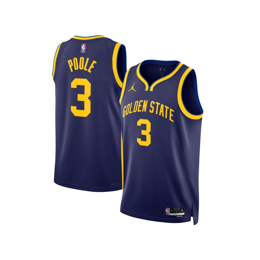 Unisex Golden State Warriors Jordan Poole Navy Swingman Jersey - Statement Edition,Golden State Warriors,NBA,JERSEY with free sh
