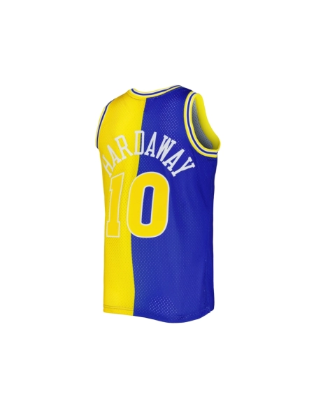 Mens Golden State Warriors Tim Hardaway Royal Gold Hardwood Classics 1990 91 Split Swingman Jersey,Golden State Warriors,NBA,JER