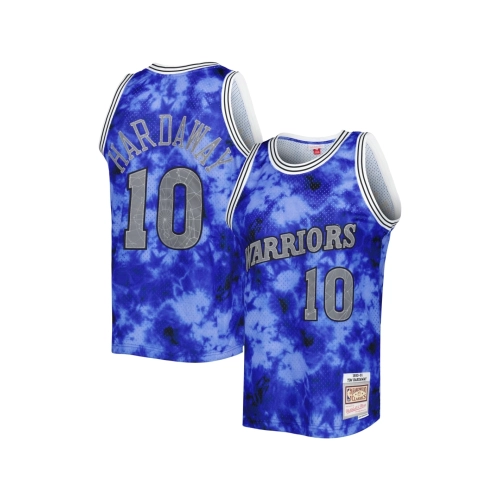 Mens Golden State Warriors Tim Hardaway Blue 1990 91 Galaxy Swingman Jersey,Golden State Warriors,NBA,JERSEY with free shipping