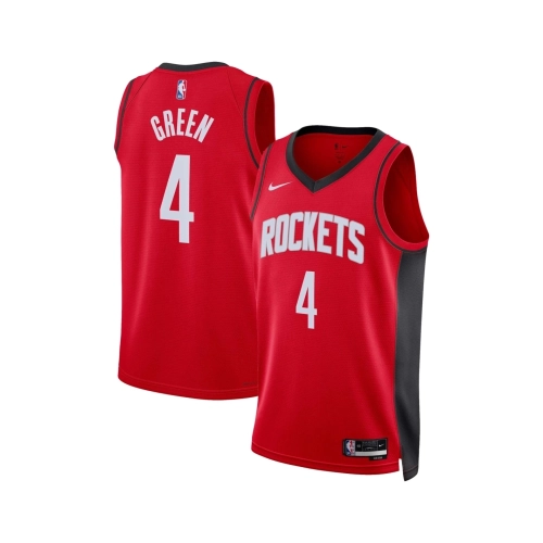 Unisex Houston Rockets Jalen Green Red Swingman Jersey - Icon Edition,Houston Rockets,NBA,JERSEY with free shipping
