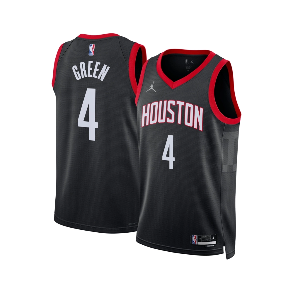 Unisex Houston Rockets Jalen Green Black Swingman Jersey - Statement Edition,Houston Rockets,NBA,JERSEY with free shipping