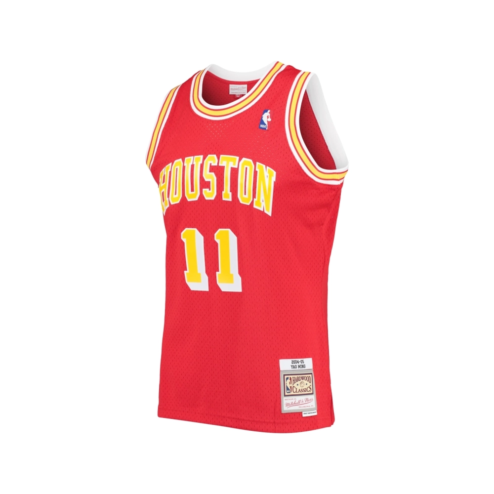 Mens Houston Rockets Yao Ming Red 2004 05 Hardwood Classics Swingman Jersey,Houston Rockets,NBA,JERSEY with free shipping