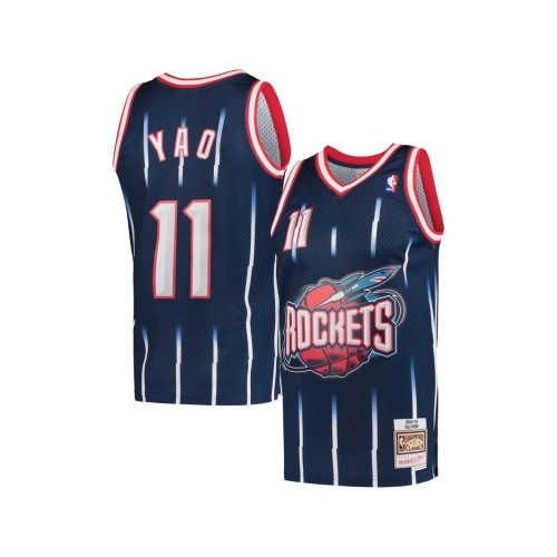 Mens Houston Rockets Yao Ming Navy 2002 03 Hardwood Classics Swingman Jersey,Houston Rockets,NBA,JERSEY with free shipping
