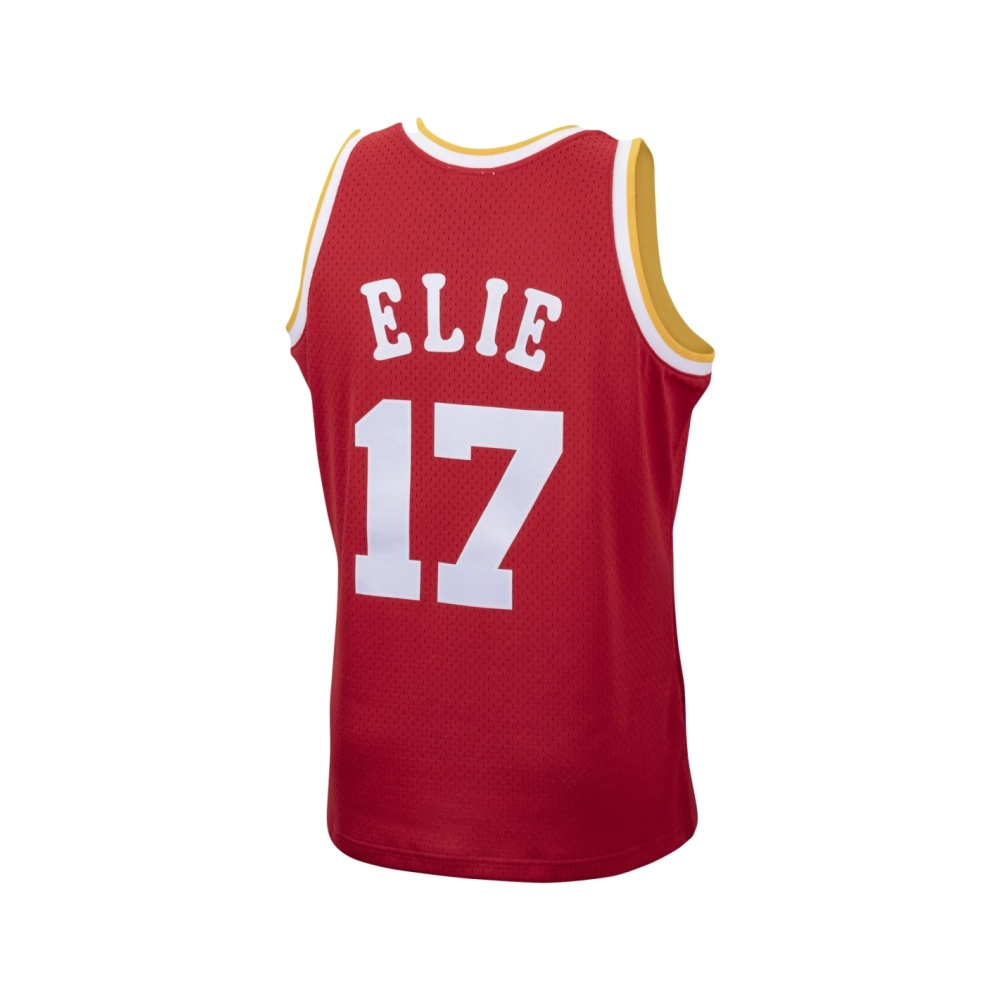 Mens Houston Rockets Mario Elie Red 1993 94 Hardwood Classics Swingman Jersey,Houston Rockets,NBA,JERSEY with free shipping