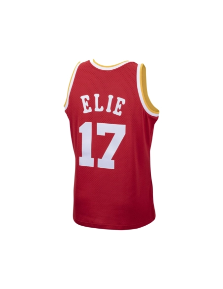 Mens Houston Rockets Mario Elie Red 1993 94 Hardwood Classics Swingman Jersey,Houston Rockets,NBA,JERSEY with free shipping