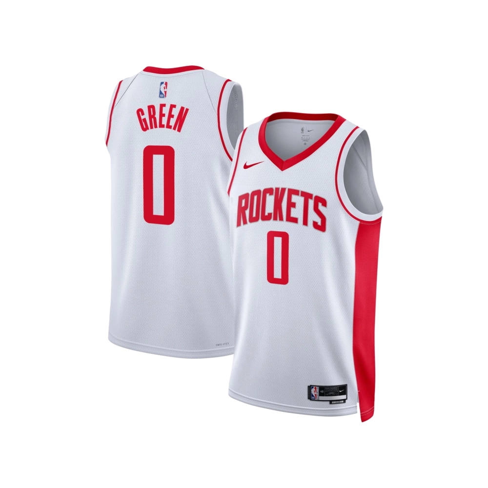 Houston Rockets Jalen Green White Swingman Jersey - Association Edition,Houston Rockets,NBA,JERSEY with free shipping