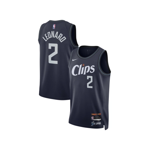 Unisex LA Clippers Kawhi Leonard Navy 2023 24 Swingman Jersey - City Edition,LA Clippers,NBA,JERSEY with free shipping