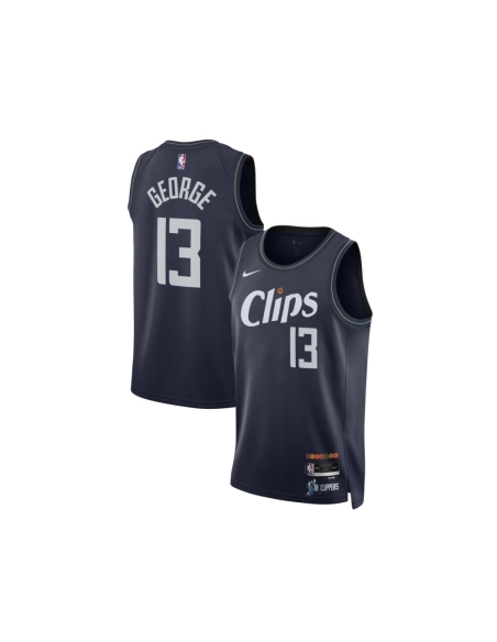Unisex LA Clippers Paul George Navy 2023 24 Swingman Jersey - City Edition,LA Clippers,NBA,JERSEY with free shipping