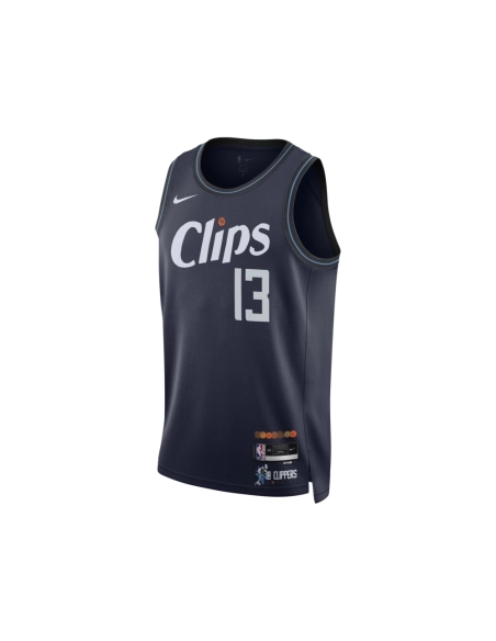 Unisex LA Clippers Paul George Navy 2023 24 Swingman Jersey - City Edition,LA Clippers,NBA,JERSEY with free shipping