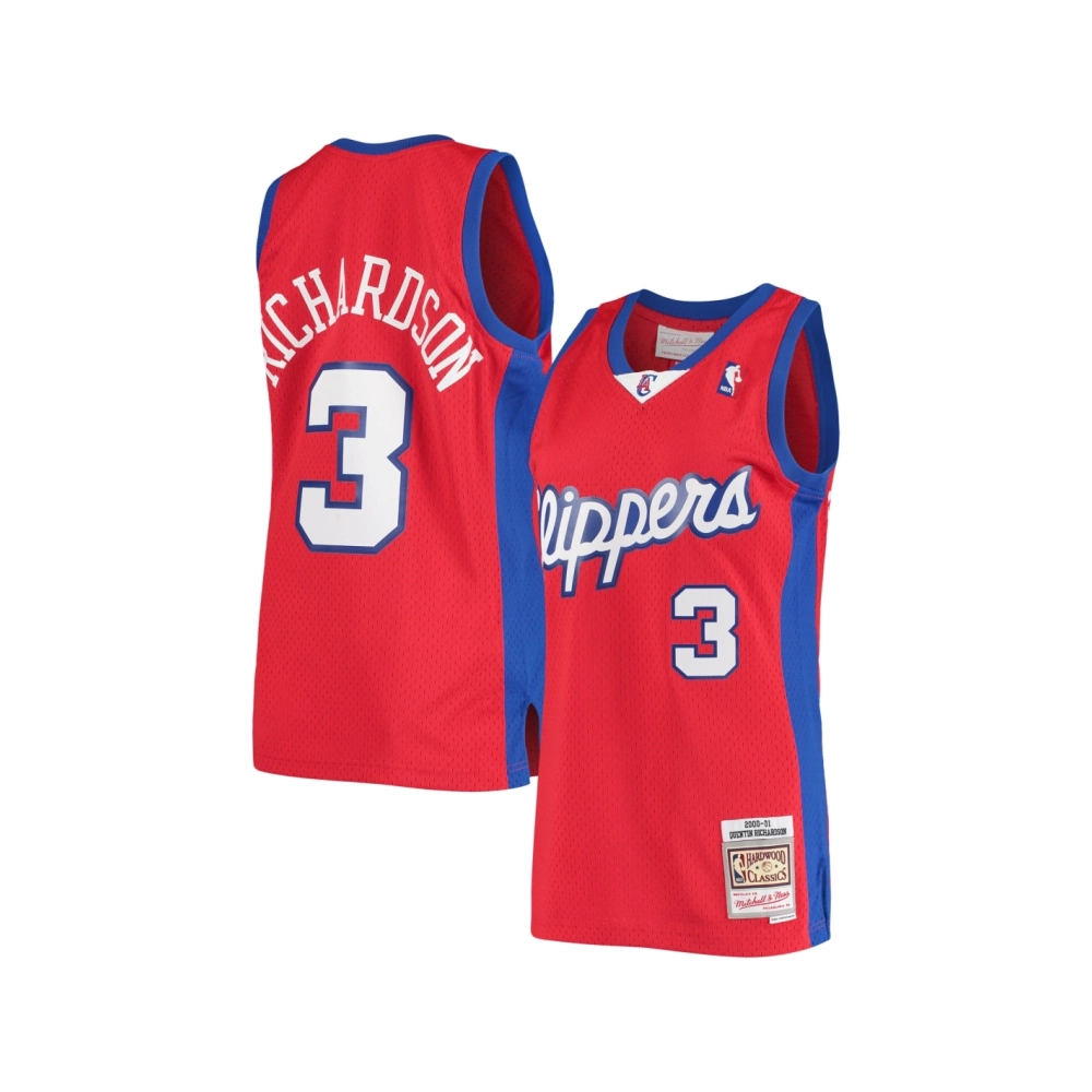 Mens LA Clippers Quentin Richardson Red 2000 01 Hardwood Classics Swingman Jersey,LA Clippers,NBA,JERSEY with free shipping