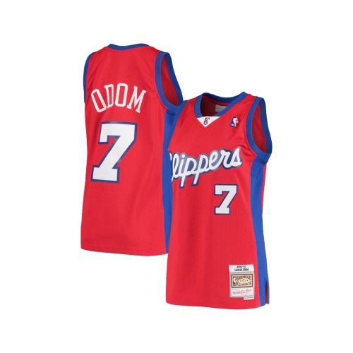 Mens LA Clippers Lamar Odom Red 2000 01 Hardwood Classics Swingman Jersey,LA Clippers,NBA,JERSEY with free shipping