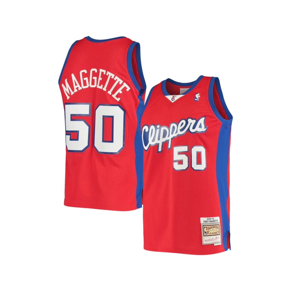 Mens LA Clippers Corey Maggette Red 2001 02 Hardwood Classics Swingman Jersey,LA Clippers,NBA,JERSEY with free shipping