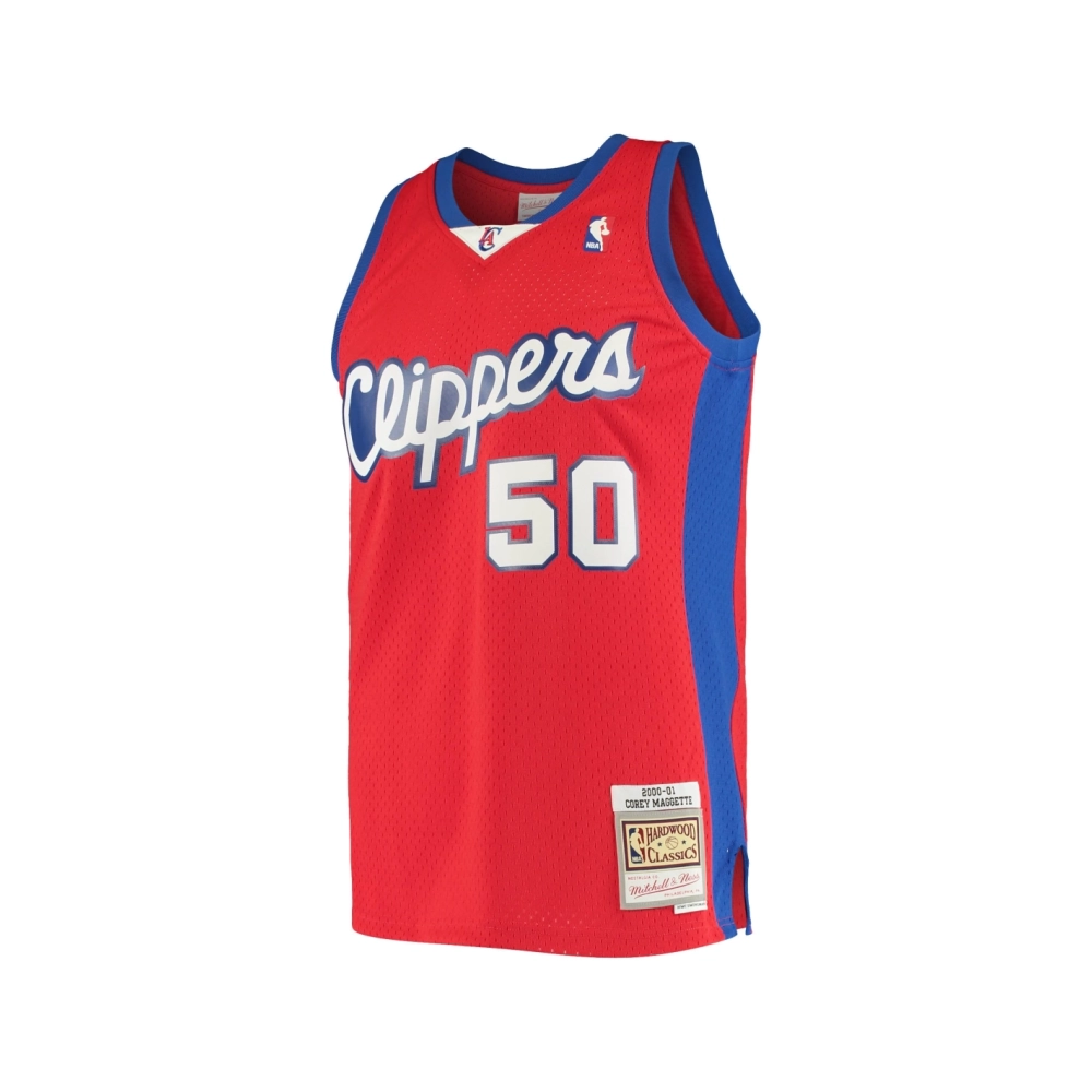 Mens LA Clippers Corey Maggette Red 2001 02 Hardwood Classics Swingman Jersey,LA Clippers,NBA,JERSEY with free shipping