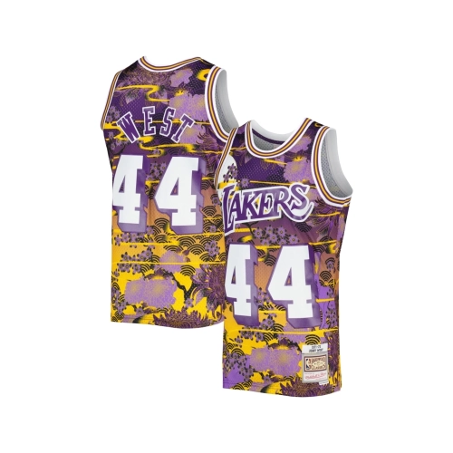 Mens Los Angeles Lakers Jerry West Purple 1971 72 Hardwood Classics Lunar New Year Swingman Jersey,Los Angeles Lakers,NBA,JERSEY