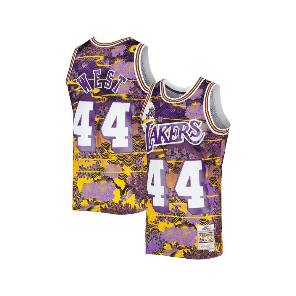Mens Los Angeles Lakers Jerry West Purple 1971 72 Hardwood Classics Lunar New Year Swingman Jersey,Los Angeles Lakers,NBA,JERSEY